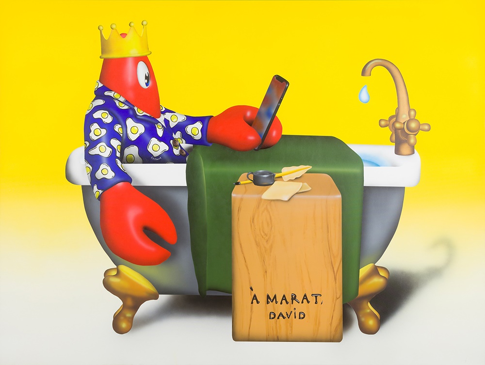 LOT 168 | PHILIP COLBERT (SCOTTISH 1979-) | THE DEATH OF MARAT AND THE BIRTH OF THE LOBSTER | £20,000 - £30,000 + fees
